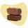 Wana Bars Creamy Twins 45g Riegel Dark Chocolate & Gianduja Filling (MHD 05/24)