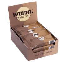 Wana Bars Creamy Twins 12x45g BOX Dark Chocolate &...