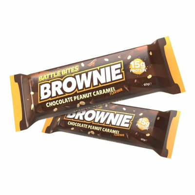 Battle Bites Brownie Chocolate Peanut Caramel