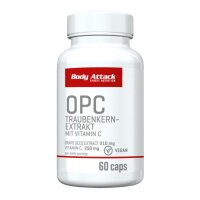 Body Attack OPC Traubenkernextrakt 60 Kapseln