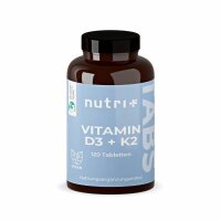 Nutri+ Vegan D3 + K2 Depot Tabletten (MHD 15/03/24)