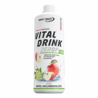Best Body Vital Drink Zerop 1000 ML Apfel Holunderblüte
