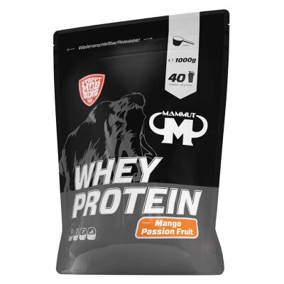 Mammut Whey Protein 1000g Beutel Mango Passion Fruit