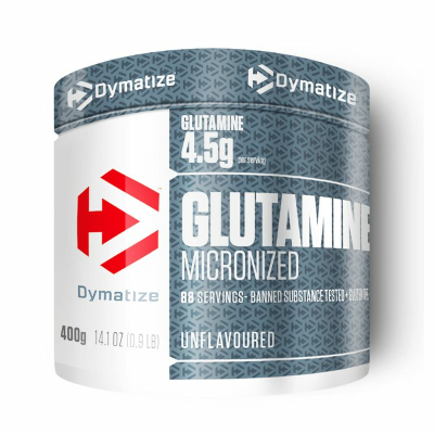 Dymatize Glutamine Micronized - 400g Dose, unflavoured