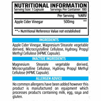 Chemical Warfare Apple Cider Vinegar (180 Apfelessig Kapseln)
