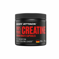 Body Attack 100% Pure Creatine Kapseln 240 Caps