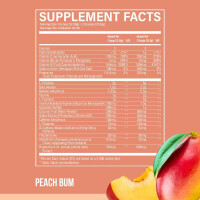 RAW Nutrition CBUM THAVAGE Pre-Workout Booster Peach Bum