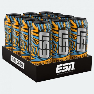 ESN CRANK ENERGY 12 x 500ml Tray Original Flavor (inkl. 3€ Pfand)
