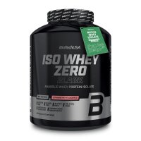 BiotechUSA Iso Whey Zero Black 2270g Strawberry