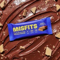 Misfits Vegan Protein Wafers 37g Smooth Chocolate