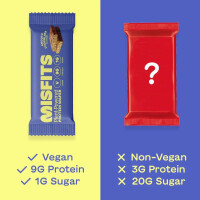 Misfits Vegan Protein Wafers 37g Smooth Chocolate