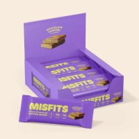 Misfits Vegan Protein Wafers 12x 37g BOX Chocolate Caramel