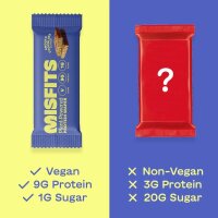 Misfits Vegan Protein Wafers 12x 37g BOX White Chocolate Vanilla