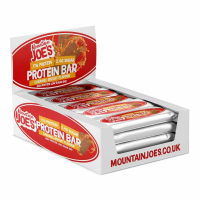 Mountain Joes Protein Bar 55g 12 x 55g BOX Caramel Biscuit