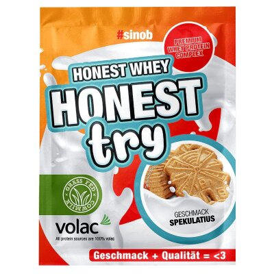 #Sinob Honest Whey Try Proben 30g Spekulatius