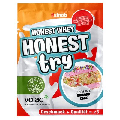 #Sinob Honest Whey Try Proben 30g Birthday Cake