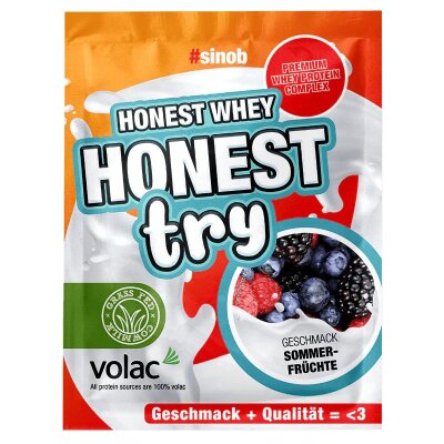 #Sinob Honest Whey Try Proben 30g SommerfrÃ¼chte