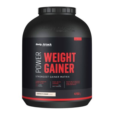 Body Attack Power Weight Gainer 4,75 Kg Cookies´n Cream