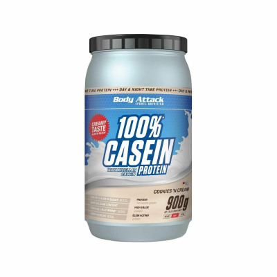 Body Attack 100% Casein Protein 900g Cookies ´n Cream