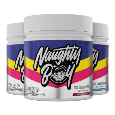 Naughty Boy Pump Pre-Workout, 400g Dose