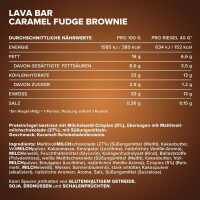 IronMaxx Lava Bar Protein Riegel Caramel Fudge Brownie