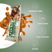 IronMaxx Vegan Lava Bar Protein Riegel 40g Salted Caramel