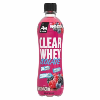 All Stars Clear Whey Isolate RTD - 500ml Flasche 1 Flasche Mixed Berry