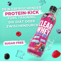 All Stars Clear Whey Isolate RTD - 500ml Flasche 6 Flaschen Mixed Berry