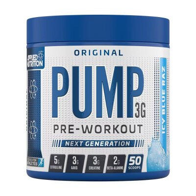 Applied Nutrition Pump 3G - Original, 375g Dose Icy Blue Raz