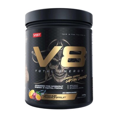 VAST Sports V8 Total Energy Orange Passionfruit - Captain Jacked