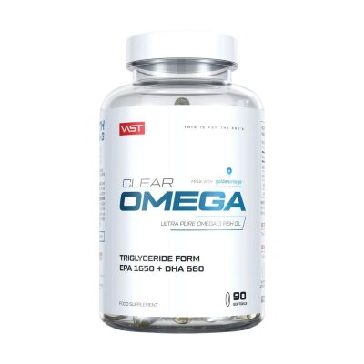 VAST Sports Clear Omega, 90 Softgels