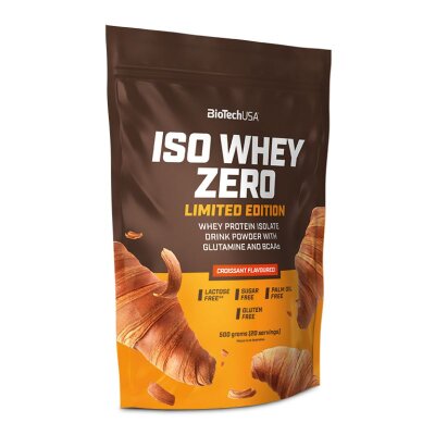 BiotechUSA Iso Whey Zero 500g Beutel Croissant Limited Edition