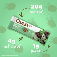 Quest Nutrition Quest Bar Proteinriegel 60g Riegel Mint Chocolate Chunk