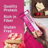 Quest Nutrition Quest Bar Proteinriegel 60g Riegel White Chocolate Raspberry