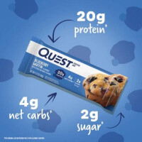 Quest Nutrition Quest Bar Proteinriegel 60g Riegel Blueberry Muffin