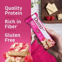 Quest Nutrition Quest Bar Proteinriegel 12x60g BOX White Chocolate Raspberry