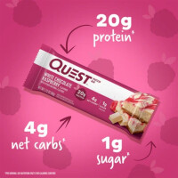 Quest Nutrition Quest Bar Proteinriegel 12x60g BOX White Chocolate Raspberry