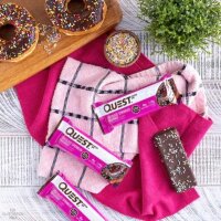 Quest Nutrition Quest Bar Proteinriegel 12x60g BOX Chocolate Sprinkled Doughnut