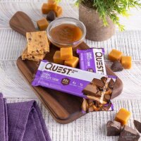 Quest Nutrition Quest Bar Proteinriegel 12x60g BOX Caramel Chocolate Chunk