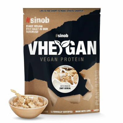 #Sinob Vheygan Vegan Protein 900g Cinnamon Cereal