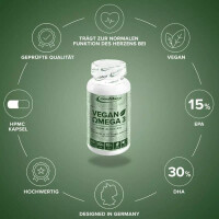 IronMaxx®  Vegan Omega 3 - 60 Kapseln