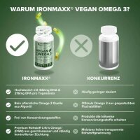 IronMaxx  Vegan Omega 3 - 60 Kapseln