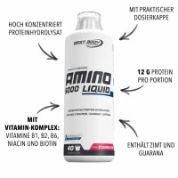 Best Body Nutrition Amino Liquid 5000, 1000ml Flasche, Cranberry Geschmack