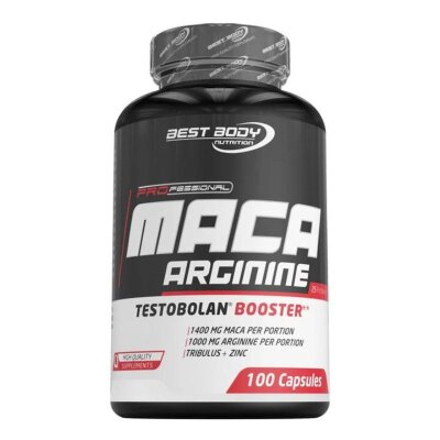 Best Body Nutrition Professional Maca Arginine Testobolan Booster - 100 Kapseln