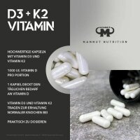 Mammut Nutrition Vitamin D3 + K2 - 90 Kapseln