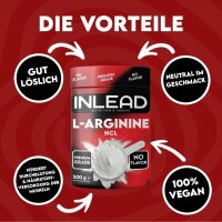Inlead L-Arginin HCL, 500g