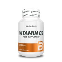 BioTechUSA Vitamin D3 Tabletten 60 Tabletten