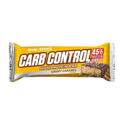 Body Attack Carb Control Proteinriegel 15 x 100 g BOX Crispy Caramel
