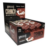 Warrior Protein Crunch Bar (64g) 12 x 64g BOX Milk Choco...