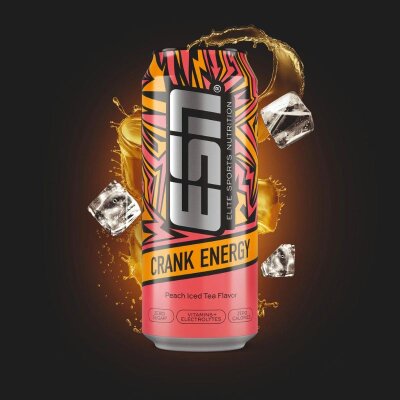 ESN Crank Energy 500ml Dose Peach Iced Tea (inkl. 0,25€ Pfand)